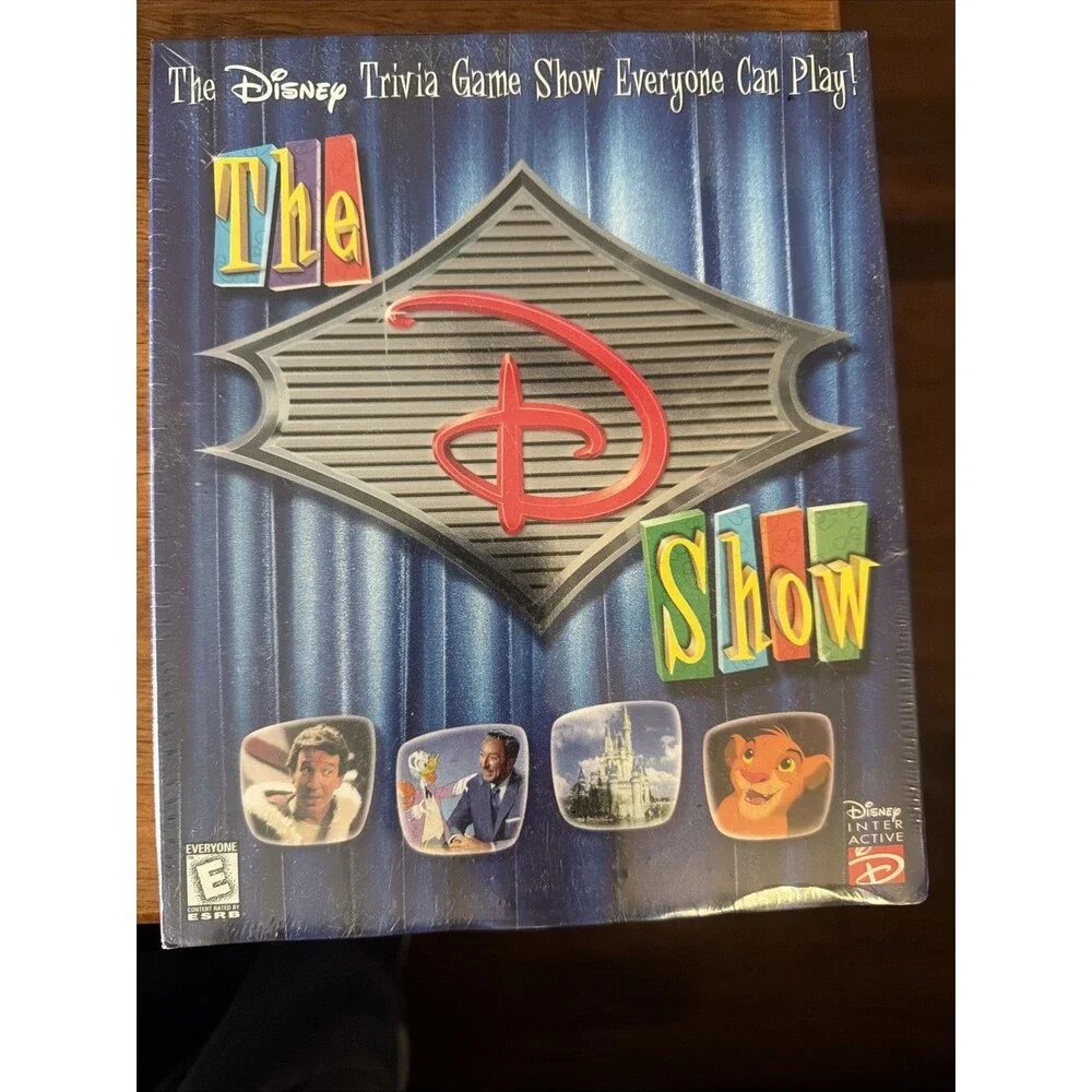 Vintage Disney The D Show Computer PC Computer Trivia Game NEW SEALED